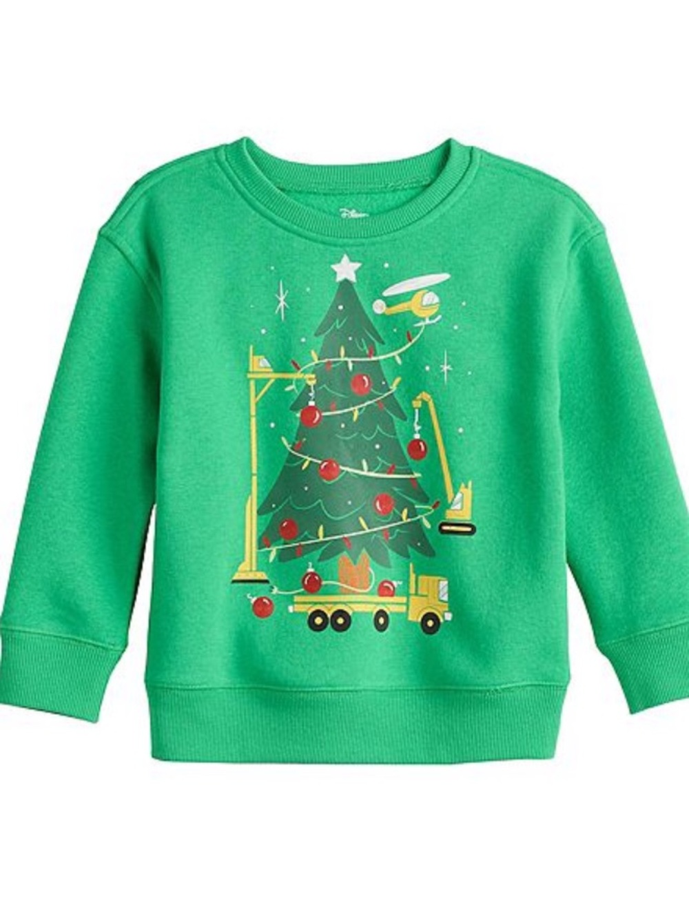 Jumpin beans boys Green Holiday Tree Graphic Sweatshirt size 18 months